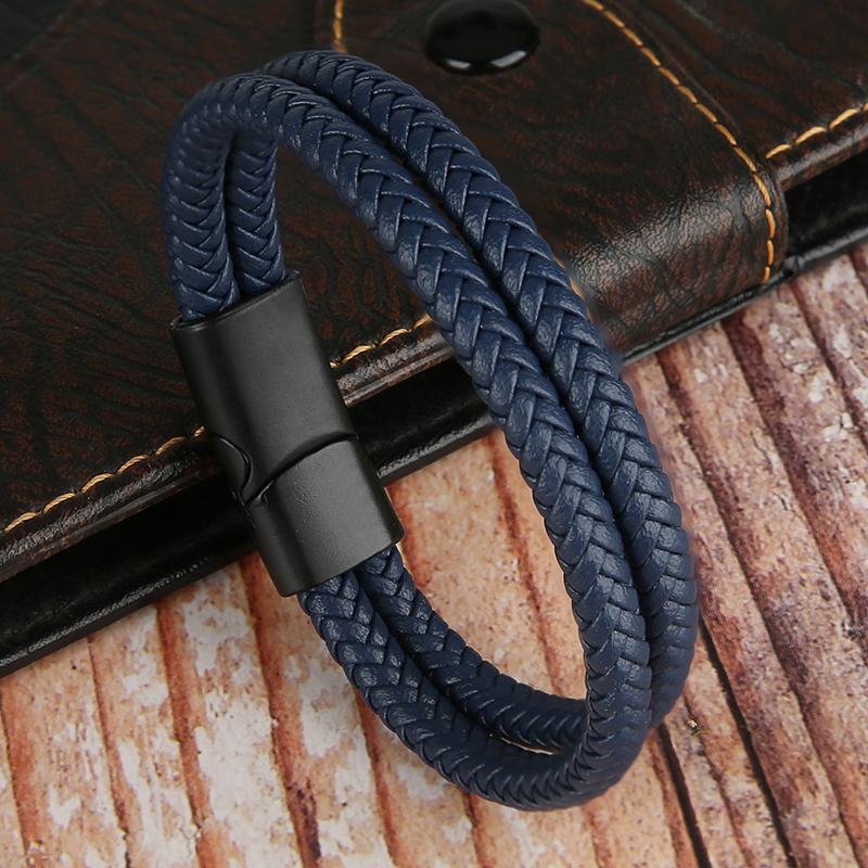 2025 NEW Genuine Leather Bracelets & Bangles for Men Women Double Layer Leather Rope Bracelet Handmade Jewelry Homme Pulseras 23cm
2025 NEW Genuine Leather Bracelets & Bangles for Men Women Double Layer Leather Rope Bracelet Handmade Jewelry Homme Pulseras 23cm