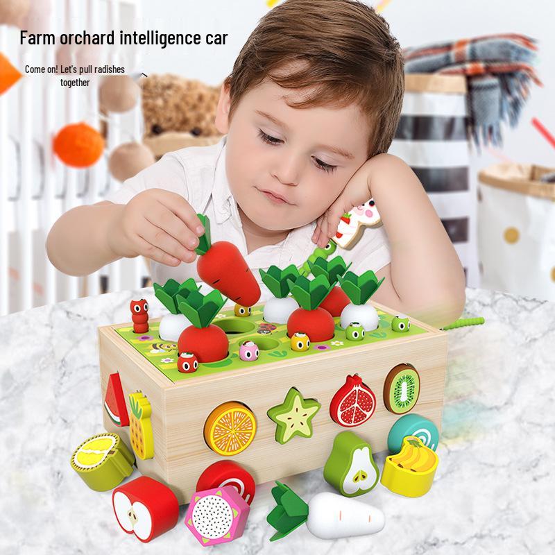 Educational Farm Pulling Radish Toy - Shape Matching Blocks for Toddlers Ages 1-3
Educational Farm Pulling Radish Toy - Shape Matching Blocks for Toddlers Ages 1-3