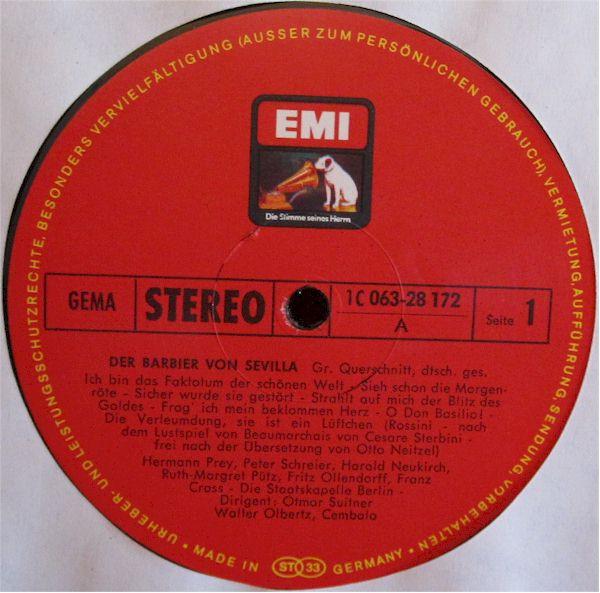 LP Record GIOACCHINO ROSSINI STAATSKAPELLE Der Barbier Von Sevilla Grosser Qu 1C06328172 EMI Electrola Germany Classical Used
LP Record GIOACCHINO ROSSINI STAATSKAPELLE Der Barbier Von Sevilla Grosser Qu 1C06328172 EMI Electrola Germany Classical Used