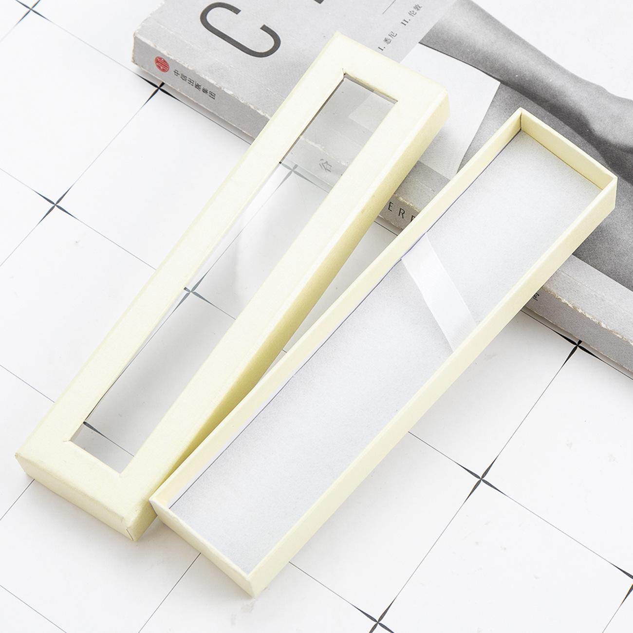 Pencil Case Transparent Window Business Office Paper Gift Pen Box Case Cardboard Pen Box Pen Wrapping Supplies бежевий
Pencil Case Transparent Window Business Office Paper Gift Pen Box Case Cardboard Pen Box Pen Wrapping Supplies бежевий
