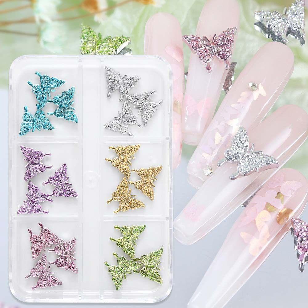 Bow Tie Bow Nail Accessories Metal Butterfly Bowknot Nail Rhinestones Manicurist Butterfly
Bow Tie Bow Nail Accessories Metal Butterfly Bowknot Nail Rhinestones Manicurist Butterfly