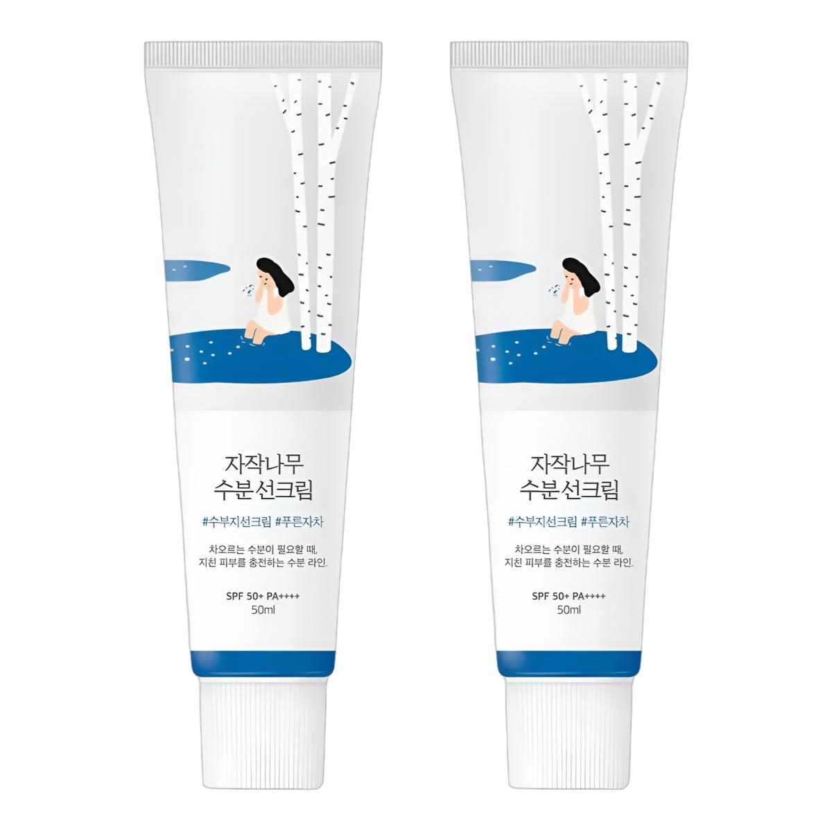 ROUNDLAB Березовий сік зволожуючий сонцезахисний крем SPF50+ PA++++ 50 мл 50ml X 2PCS
ROUNDLAB Березовий сік зволожуючий сонцезахисний крем SPF50+ PA++++ 50 мл 50ml X 2PCS