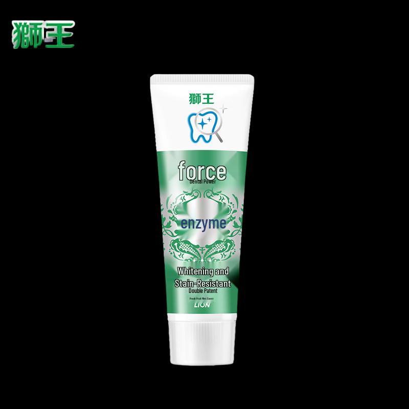 Lion Chilijia Enzyme Whitening Toothpaste, Fresh Fruit Mint 130g
Lion Chilijia Enzyme Whitening Toothpaste, Fresh Fruit Mint 130g