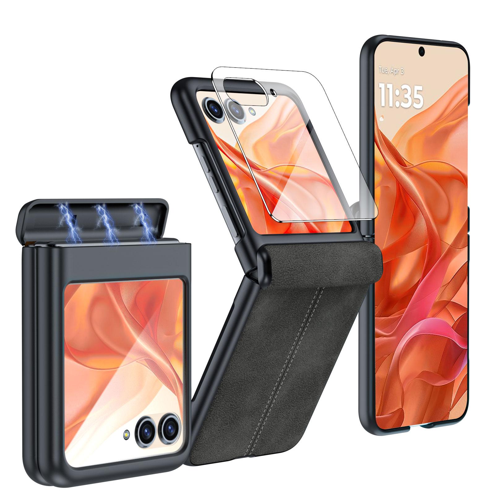 для Motorola Razr 2024 Чехол/Razr 2025 Чехол,Встроенная Защитная Пленка для Экрана и Защита Шарнира и Ультратонкий Матовый Чехол для Телефона из ПУ Кожи и ПК-Черный чёрный
для Motorola Razr 2024 Чехол/Razr 2025 Чехол,Встроенная Защитная Пленка для Экрана и Защита Шарнира и Ультратонкий Матовый Чехол для Телефона из ПУ Кожи и ПК-Черный чёрный