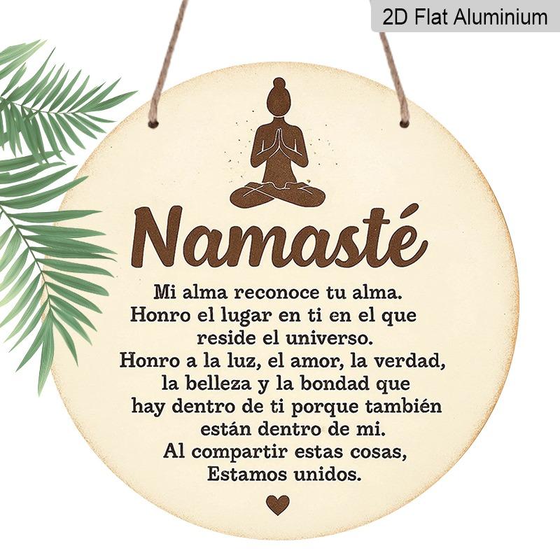 2D Flat, Retro-style Round Aluminum Wall Decoration, Available in Various Sizes. Inspired By Yoga and Meditation. Suitable for Indoor and Outdoor Use 20*20cm
2D Flat, Retro-style Round Aluminum Wall Decoration, Available in Various Sizes. Inspired By Yoga and Meditation. Suitable for Indoor and Outdoor Use 20*20cm