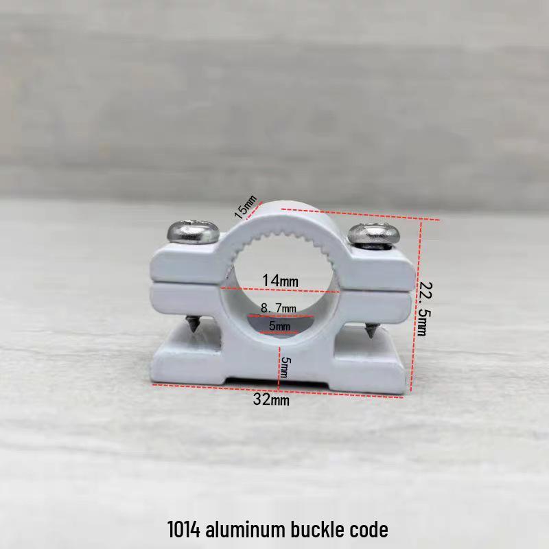 1216 Aluminum-Plastic Water Pipe Clamp - Wall-Mounted Fixing Clip for Bathroom Accessories, Hot Selling, 14mm
1216 Aluminum-Plastic Water Pipe Clamp - Wall-Mounted Fixing Clip for Bathroom Accessories, Hot Selling, 14mm