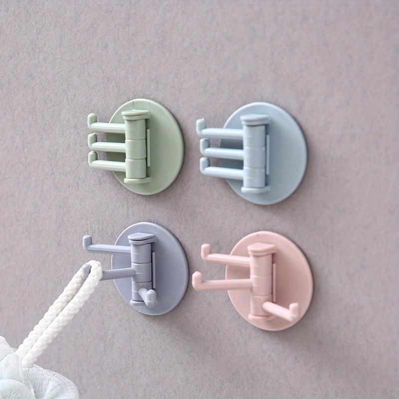 4PCS Rotating 3-Claw Hooks - No Drill Wall Mount, Foldable Plastic Hooks for Towels & Accessories, Easy Install, Random Colors
4PCS Rotating 3-Claw Hooks - No Drill Wall Mount, Foldable Plastic Hooks for Towels & Accessories, Easy Install, Random Colors