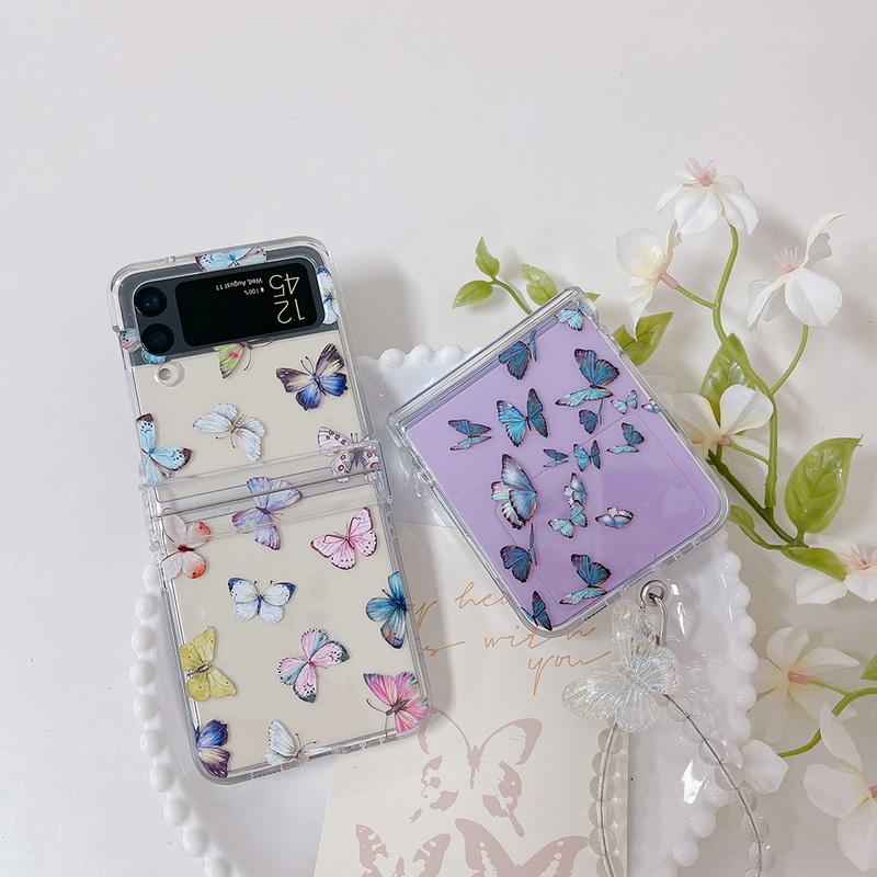 Складной жесткий чехол с рисунком бабочек для Samsung Galaxy Z Flip5 Flip4 Flip3, чехол для телефона с диким цветком и цепочкой на руку
Складной жесткий чехол с рисунком бабочек для Samsung Galaxy Z Flip5 Flip4 Flip3, чехол для телефона с диким цветком и цепочкой на руку