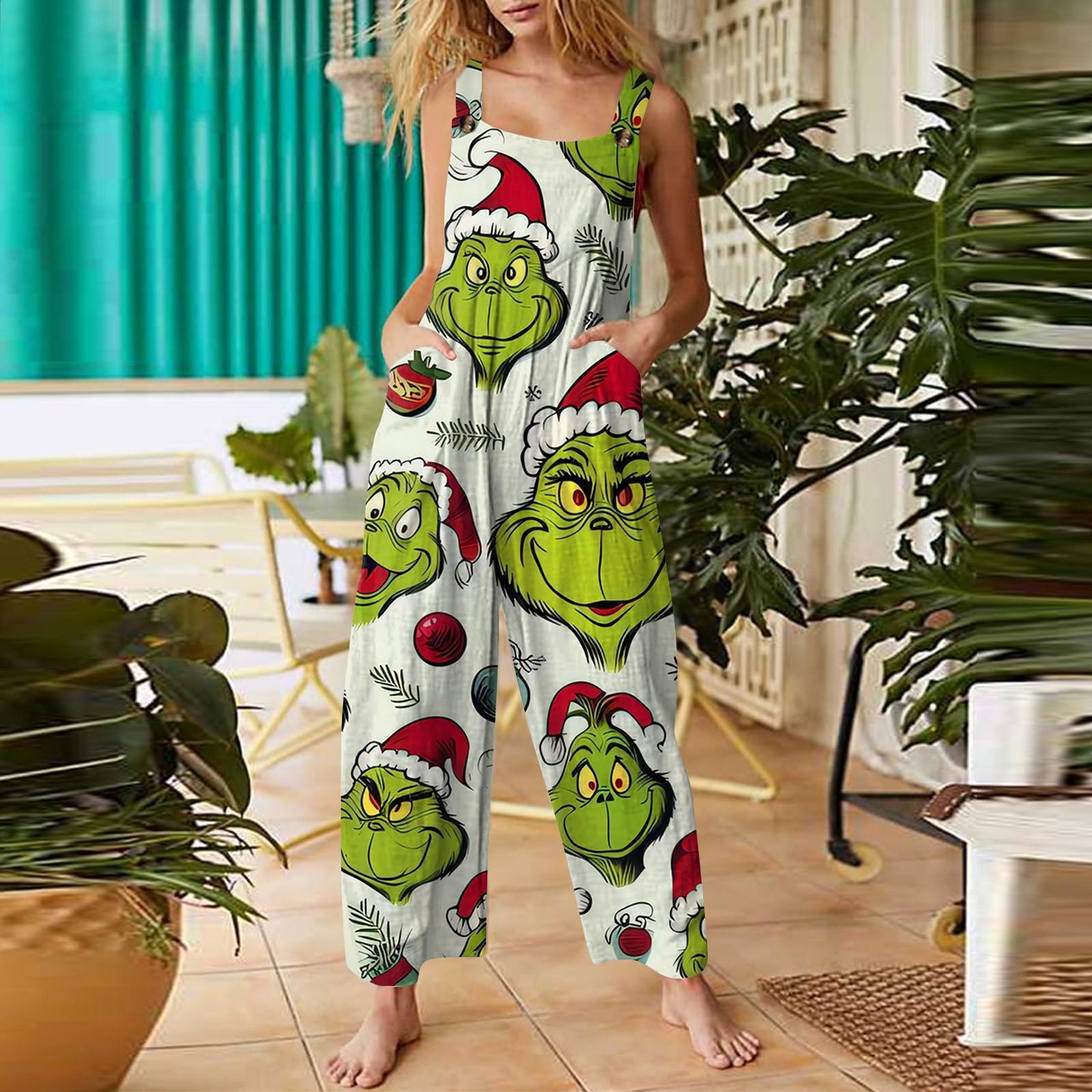 Women s Casual Jumpsuit Sleeveless Halloween Printed Cotton Jumpsuit XL білий
Women s Casual Jumpsuit Sleeveless Halloween Printed Cotton Jumpsuit XL білий