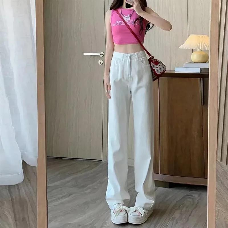Fashion Artistic Lightweight Women Trendy Wide-legged Pants Simple Style Solid High-Waist Design Suitable Casual White Trousers M белый
Fashion Artistic Lightweight Women Trendy Wide-legged Pants Simple Style Solid High-Waist Design Suitable Casual White Trousers M белый