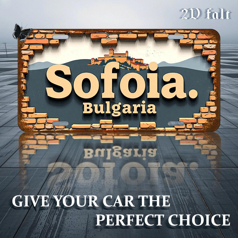 D Flat pc Vintage Metal Sign Sofia Bulgaria Themed Retro Wall Decor HeavyDuty Aluminum Plaque with Bold Typography Ind 15x30cm(5.9x7.8inch)
D Flat pc Vintage Metal Sign Sofia Bulgaria Themed Retro Wall Decor HeavyDuty Aluminum Plaque with Bold Typography Ind 15x30cm(5.9x7.8inch)
