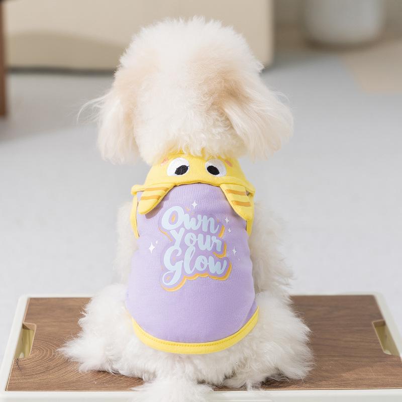 Dog Clothes Teddy Bigbear Small Dog Cute Pet Monster Lapel Traction Vest Cat Sling Spring Summer Dog Clothes XS (recommended weight 1-1.5kg)
Dog Clothes Teddy Bigbear Small Dog Cute Pet Monster Lapel Traction Vest Cat Sling Spring Summer Dog Clothes XS (recommended weight 1-1.5kg)