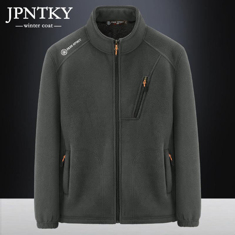 JPNTKY осенне-зимний спортивный флисовый кардиган из ягненка, мужской флисовый кардиган, флисовое пальто, мужская мода, мужской стиль
JPNTKY осенне-зимний спортивный флисовый кардиган из ягненка, мужской флисовый кардиган, флисовое пальто, мужская мода, мужской стиль