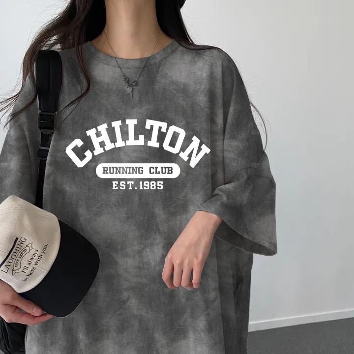 Tie-Dye Women s Short-Sleeve Mid-Length T-Shirt Dress - Loose, Slimming, Over-the-Knee Casual Korean Style Medium
Tie-Dye Women s Short-Sleeve Mid-Length T-Shirt Dress - Loose, Slimming, Over-the-Knee Casual Korean Style Medium
