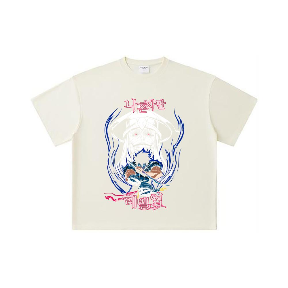 260 GSM Double Yarn 32 Count 100% Cotton Solo Leveling V9 Print Unisex Heavy Cotton T Shirt S
260 GSM Double Yarn 32 Count 100% Cotton Solo Leveling V9 Print Unisex Heavy Cotton T Shirt S