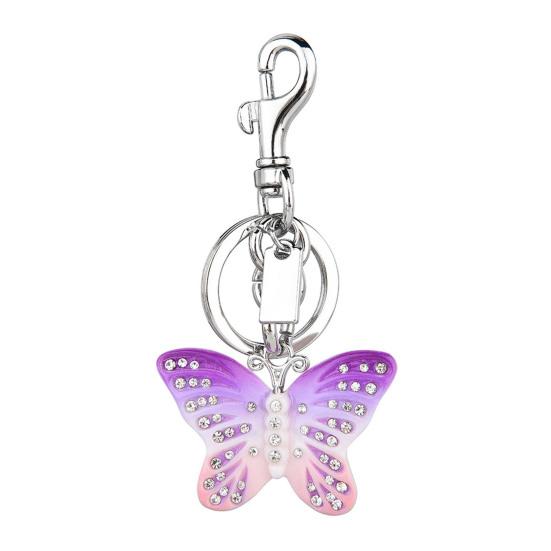 Keychain Pendant Rhinestones Inlaid Gradient Butterfly Shape Key Chain with Lobster Clasp Bag Charm Backpack Accessory фіолетовий
Keychain Pendant Rhinestones Inlaid Gradient Butterfly Shape Key Chain with Lobster Clasp Bag Charm Backpack Accessory фіолетовий