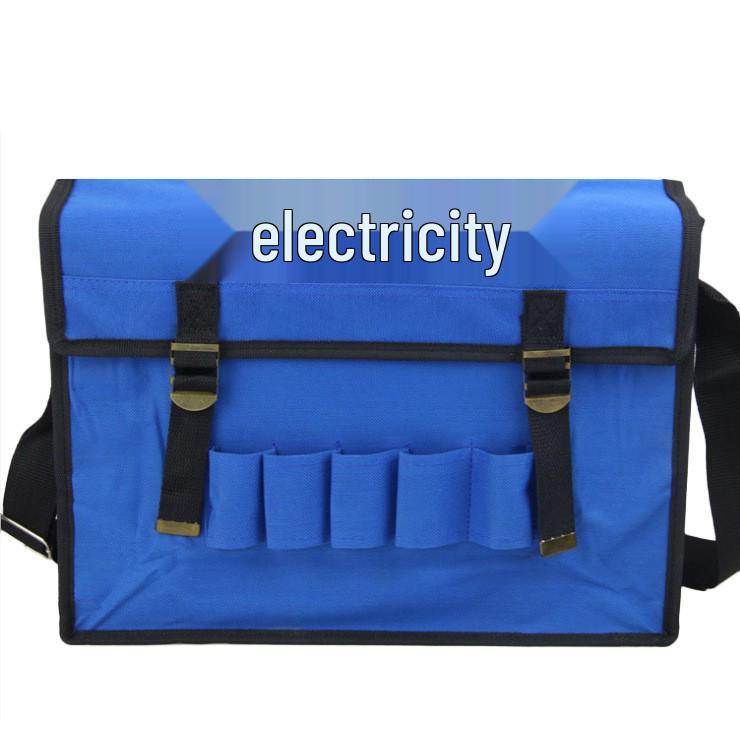 Large Oxford Cloth Tool & Electrician Bag: Multifunctional, Thick, Wear-Resistant Crossbody Storage Pouch.
Large Oxford Cloth Tool & Electrician Bag: Multifunctional, Thick, Wear-Resistant Crossbody Storage Pouch.