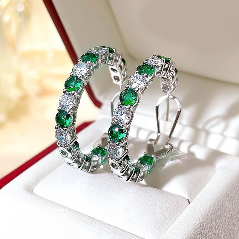 Большие серьги-кольца Huitan Brilliant Green/Blue Circonia для женщин, роскошные модные свадебные аксессуары, современные модные ювелирные изделия
Большие серьги-кольца Huitan Brilliant Green/Blue Circonia для женщин, роскошные модные свадебные аксессуары, современные модные ювелирные изделия