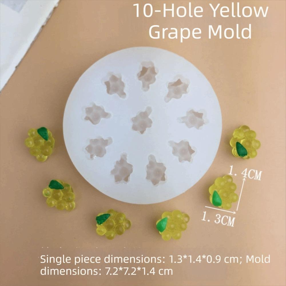 Safe Fruit Gummy Cake Mold Silicone Chocolate Mold New Baking Cake Decoration Tool Fondant Craft Green grape
Safe Fruit Gummy Cake Mold Silicone Chocolate Mold New Baking Cake Decoration Tool Fondant Craft Green grape