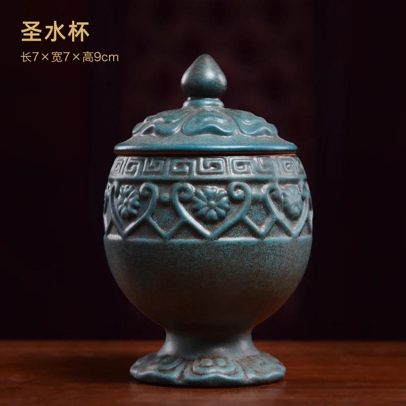 1 шт сокровища керамические принадлежности Будды зал Будды передняя часть Будды курильница чашка для воды ваза подношение украшение
1 шт сокровища керамические принадлежности Будды зал Будды передняя часть Будды курильница чашка для воды ваза подношение украшение