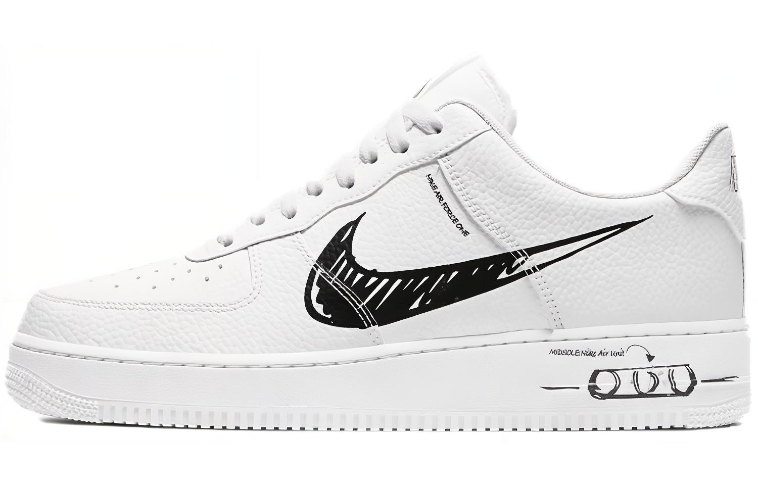 Nike Air Force 1 Low Sketch White Black CW7581-101 45
Nike Air Force 1 Low Sketch White Black CW7581-101 45