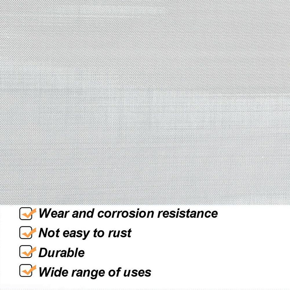 1pc Woven Wire Mesh 100 Mesh Acid Resistance Stainless Steel Water Resistance Wear Resistance Woven Non Toxic Odorless Harmless China Mainland
1pc Woven Wire Mesh 100 Mesh Acid Resistance Stainless Steel Water Resistance Wear Resistance Woven Non Toxic Odorless Harmless China Mainland