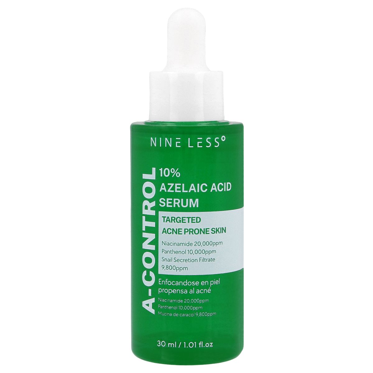 NINE LESS A-Control 10% Azelaic Acid Serum 30ml - serum do twarzy o działaniu rozjaśniającym
NINE LESS A-Control 10% Azelaic Acid Serum 30ml - serum do twarzy o działaniu rozjaśniającym