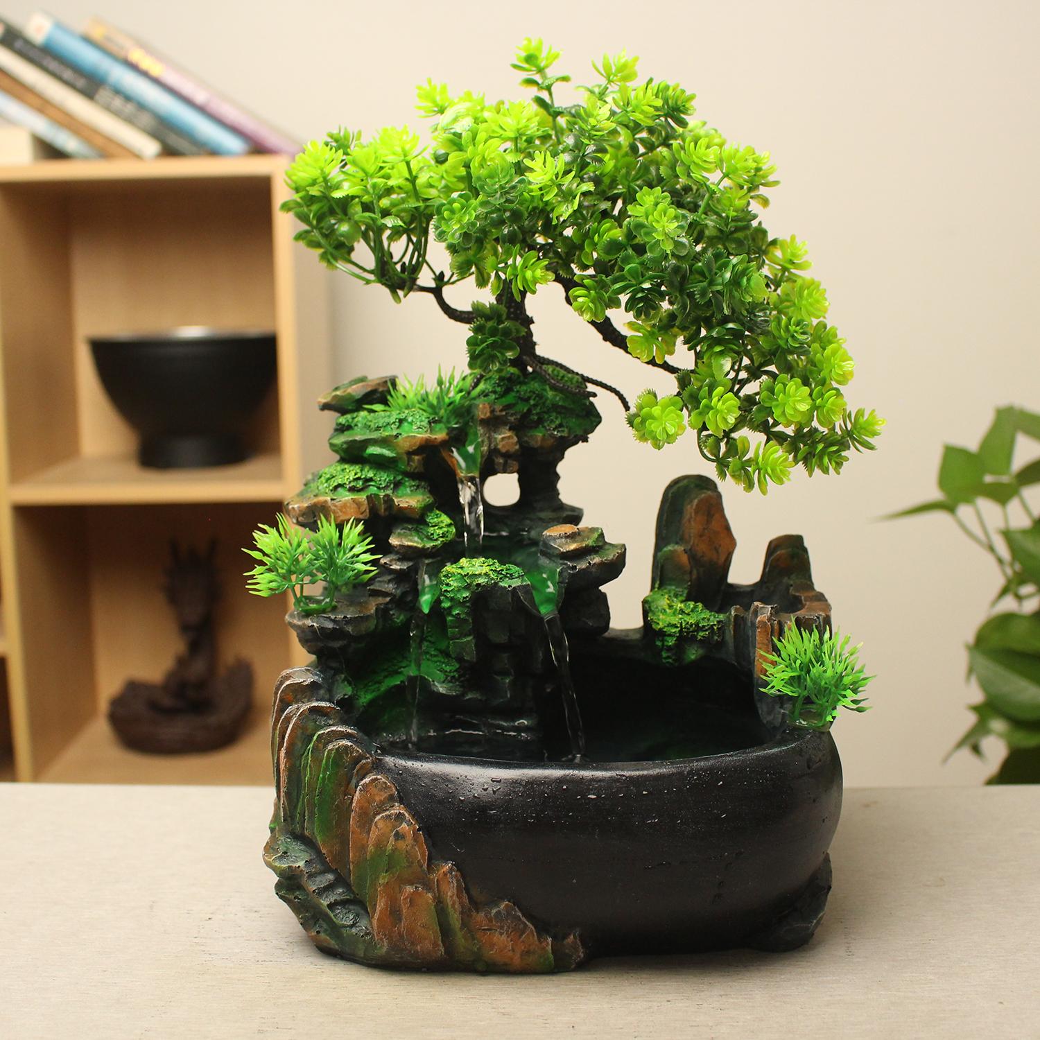 Поделки из смолы Настольный фонтан Крытый креативный рокарий пейзаж Декор фонтана Дзен-медитация Текущий фонтан-водопад 220V EU Plug
Поделки из смолы Настольный фонтан Крытый креативный рокарий пейзаж Декор фонтана Дзен-медитация Текущий фонтан-водопад 220V EU Plug