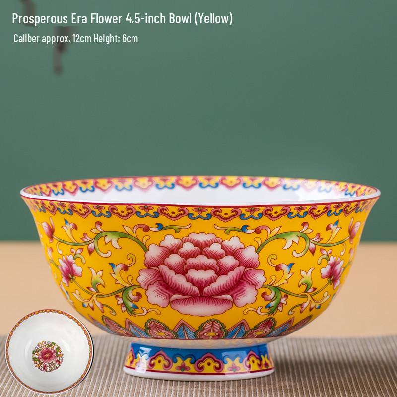 Jingdezhen Ceramic Rice Bowl: High-Foot, Enamel Color, Longevity Design
Jingdezhen Ceramic Rice Bowl: High-Foot, Enamel Color, Longevity Design