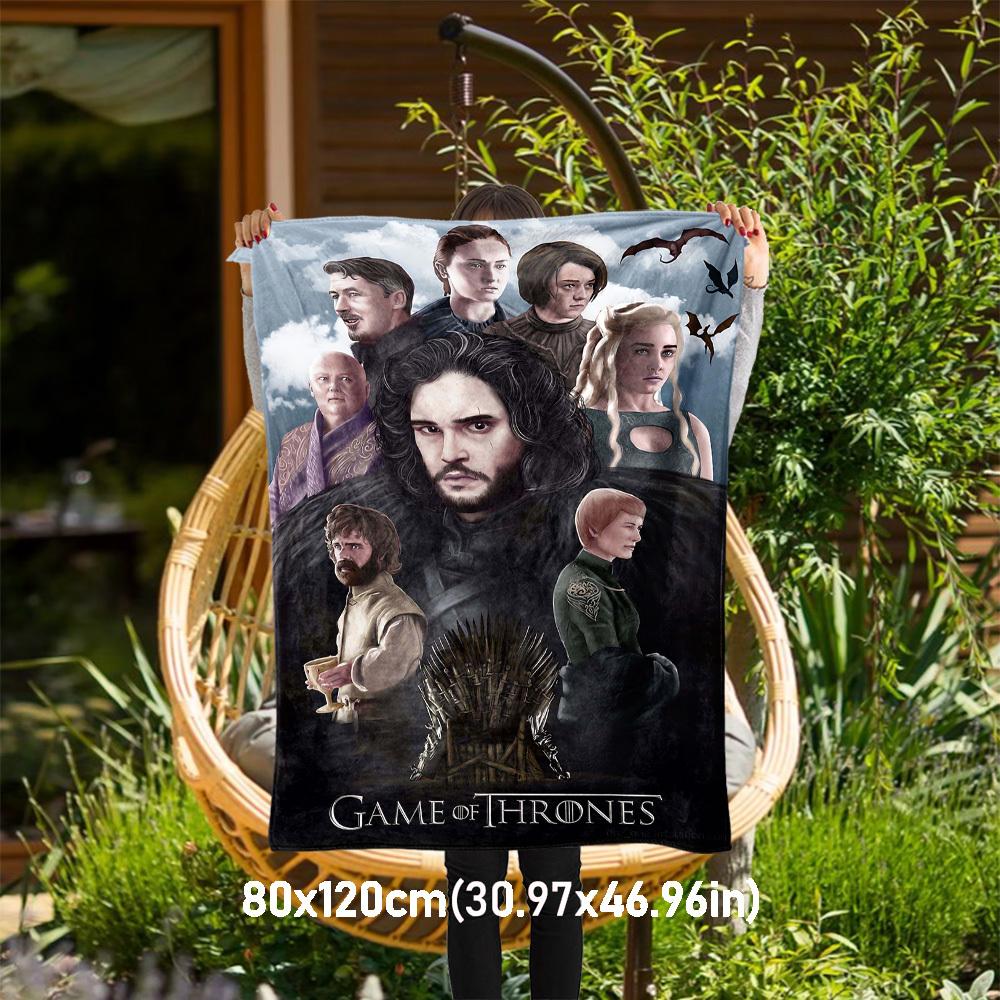 1PC Game of Thrones Outdoor Flannel Blanket Soft Plush Decor for Picnics, camping,Bedroom, Playroom, Office1136A 80x120cm(31x47inch)
1PC Game of Thrones Outdoor Flannel Blanket Soft Plush Decor for Picnics, camping,Bedroom, Playroom, Office1136A 80x120cm(31x47inch)