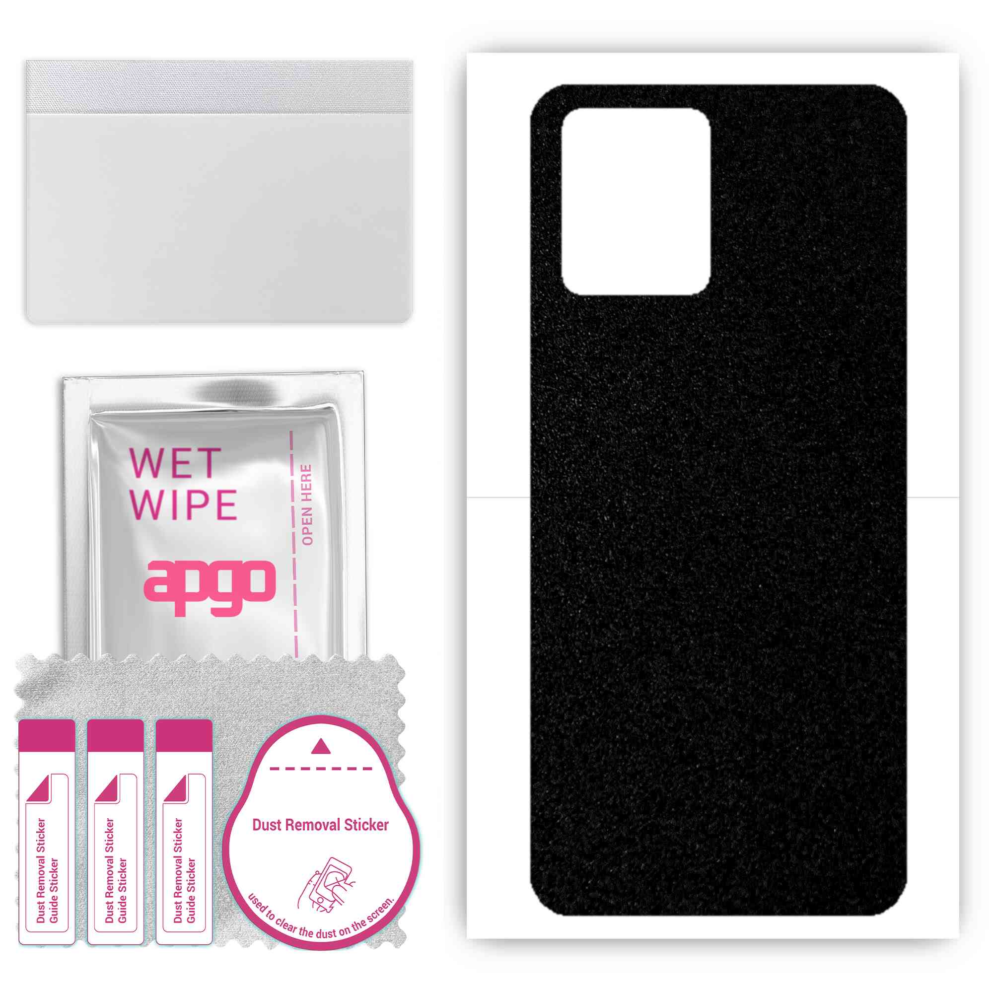 apgo Protective Skin Sticker for the back compatible with Realme 8 Pro, Wrap Film, Foil, Vinyl - Pattern Matte Black
apgo Protective Skin Sticker for the back compatible with Realme 8 Pro, Wrap Film, Foil, Vinyl - Pattern Matte Black
