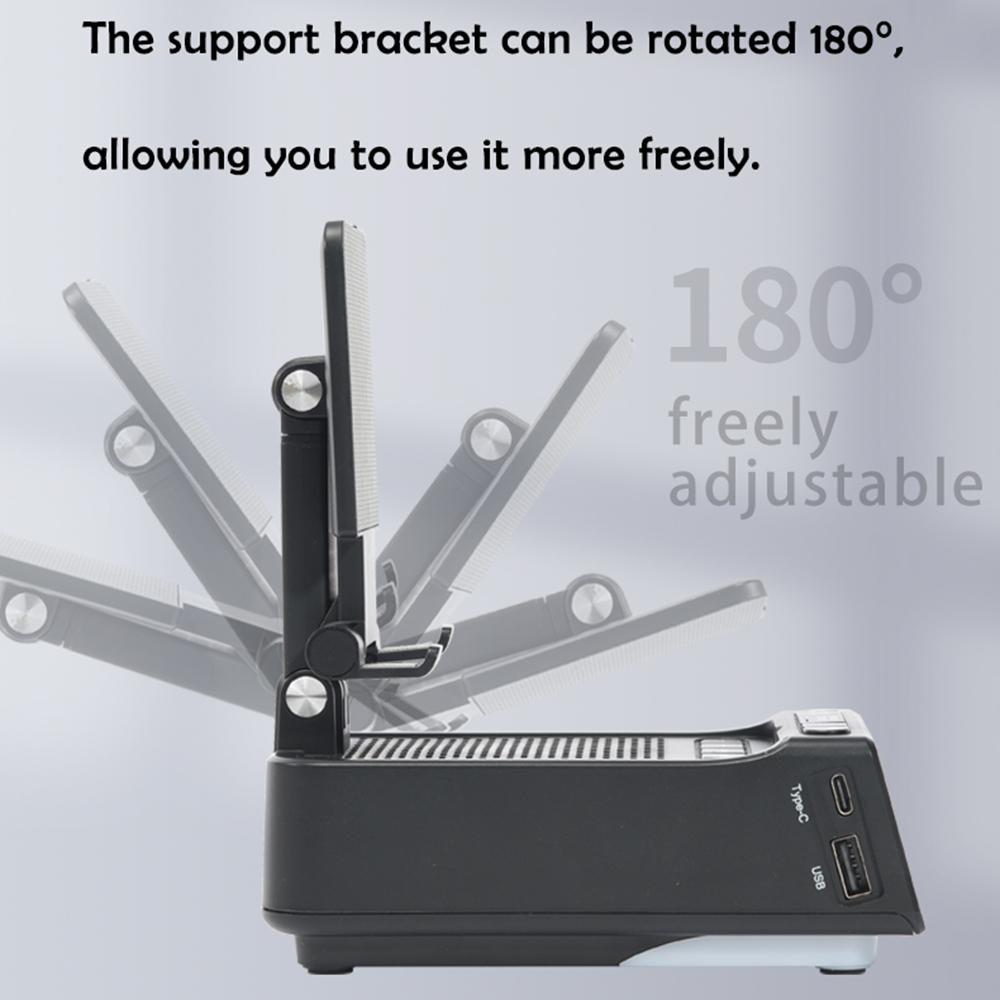 F30 3 in 1 Desktop Foldable Phone Stand Bluetooth-Compatible Speaker Digital Alarm Clock A
F30 3 in 1 Desktop Foldable Phone Stand Bluetooth-Compatible Speaker Digital Alarm Clock A