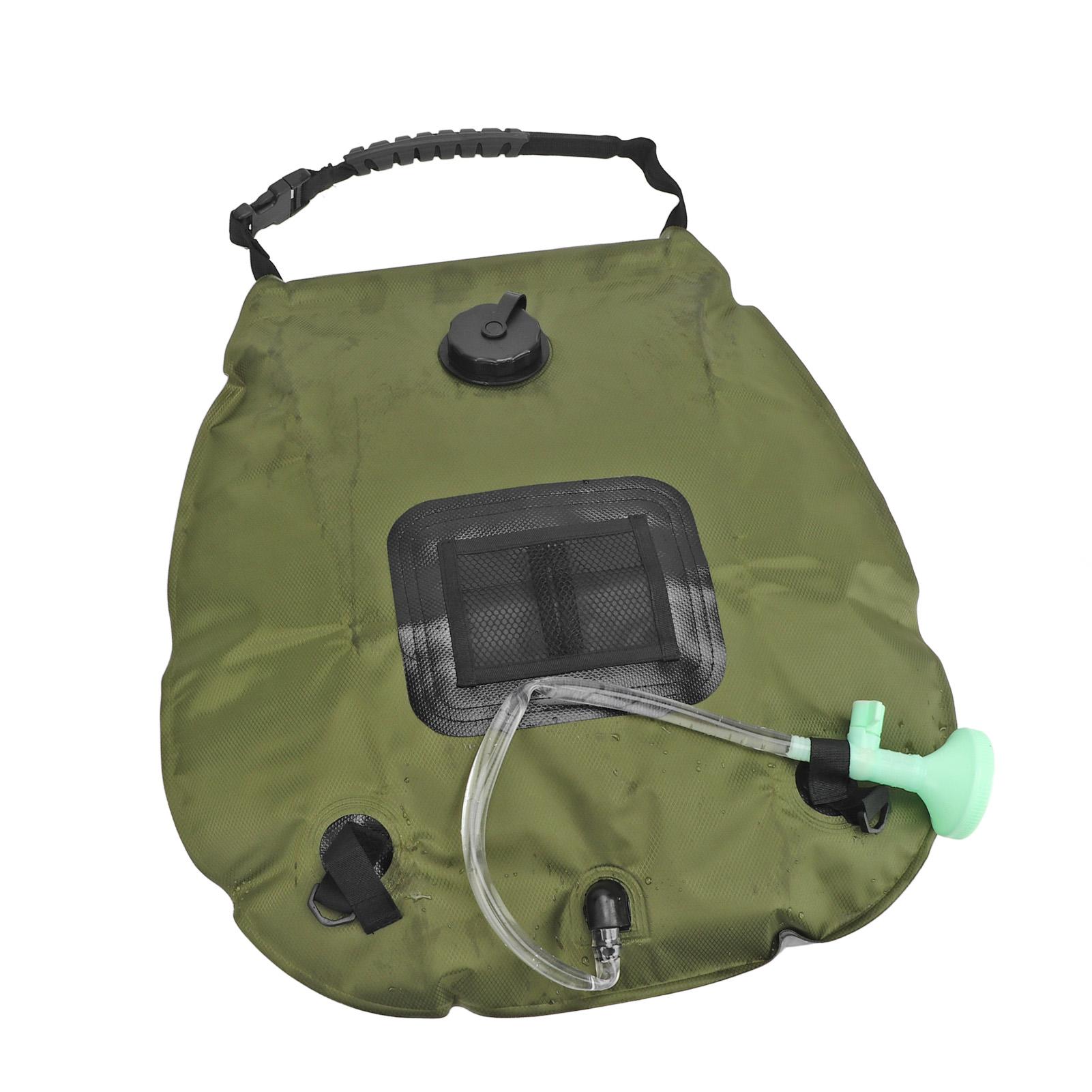 Green 20L Solar Heating Shower Bag Foldable PVC Folding Camping Shower Bag for Outdoor Hiking
Green 20L Solar Heating Shower Bag Foldable PVC Folding Camping Shower Bag for Outdoor Hiking