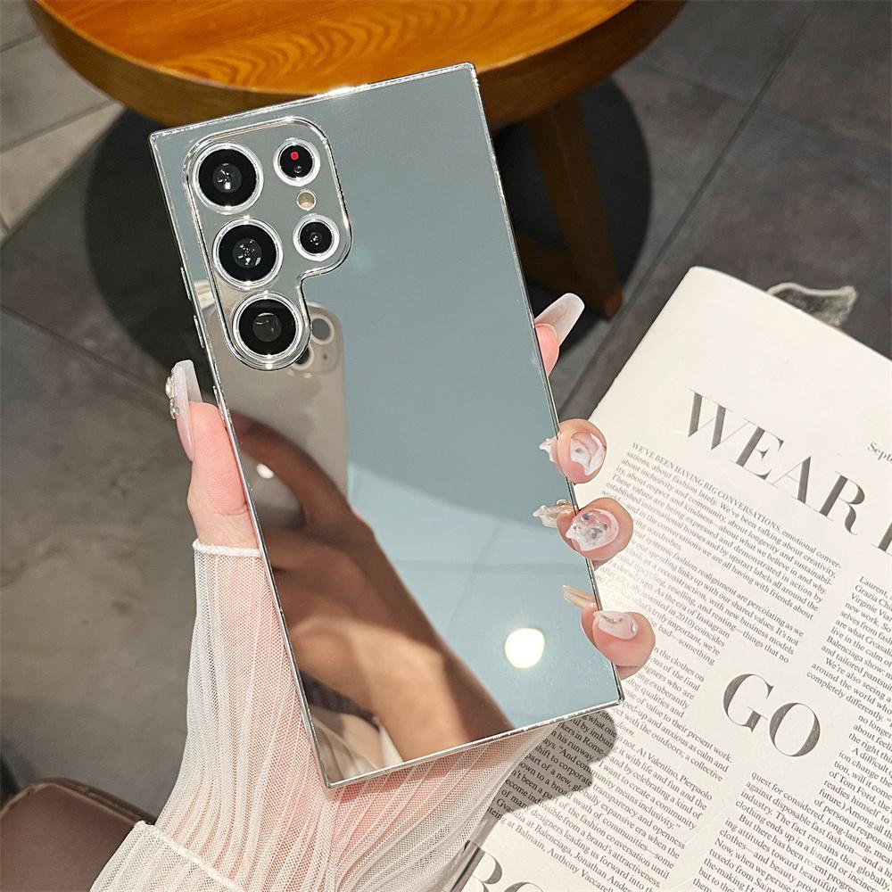 Plating Mirror Make Up Case for Samsung Galaxy S24 S23 Ultra S22 S21 Plus S20 FE A54 A34 A52 A53 A25 A73 Solid Color Hard Cover for Samsung S22
Plating Mirror Make Up Case for Samsung Galaxy S24 S23 Ultra S22 S21 Plus S20 FE A54 A34 A52 A53 A25 A73 Solid Color Hard Cover for Samsung S22