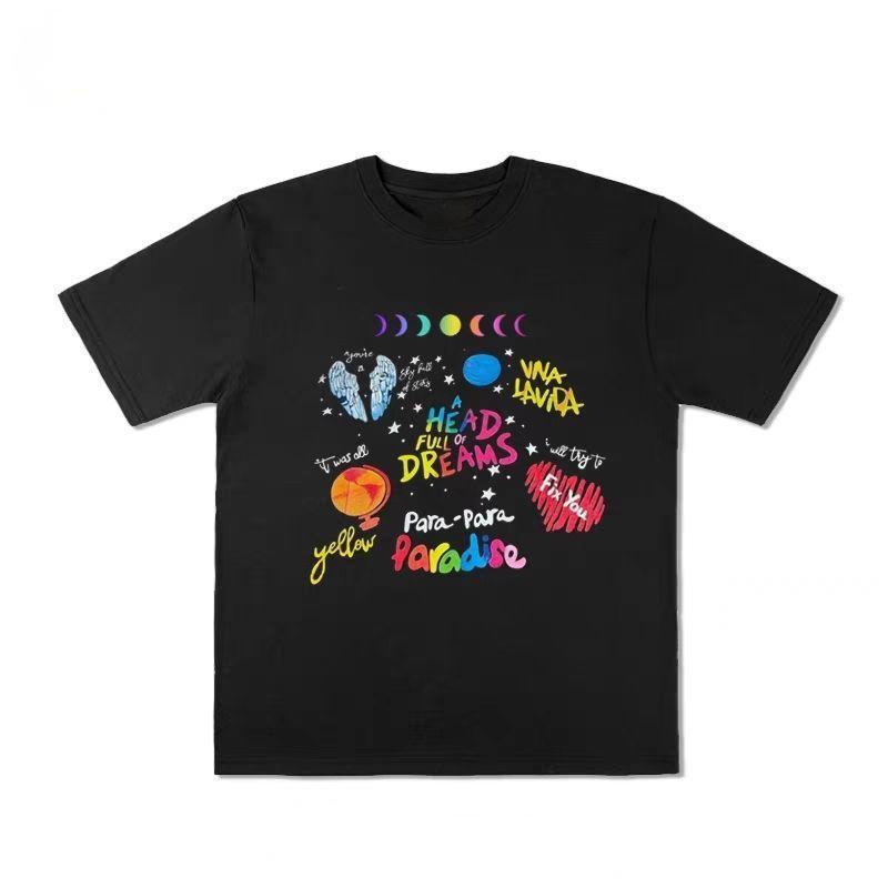 COLDPLAY Coolplay Band Tshirt with Printed Design Loose and Retro Style Vintage Style for Both Men Women Made of Pure Cotton 4XL
COLDPLAY Coolplay Band Tshirt with Printed Design Loose and Retro Style Vintage Style for Both Men Women Made of Pure Cotton 4XL
