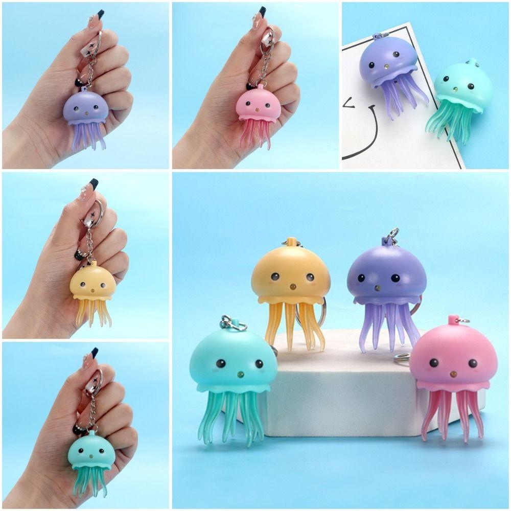 LED Keychain Colorful Jellyfish LED Keychain Octopus Luminous Octopus Key Ring Kids Toys
LED Keychain Colorful Jellyfish LED Keychain Octopus Luminous Octopus Key Ring Kids Toys