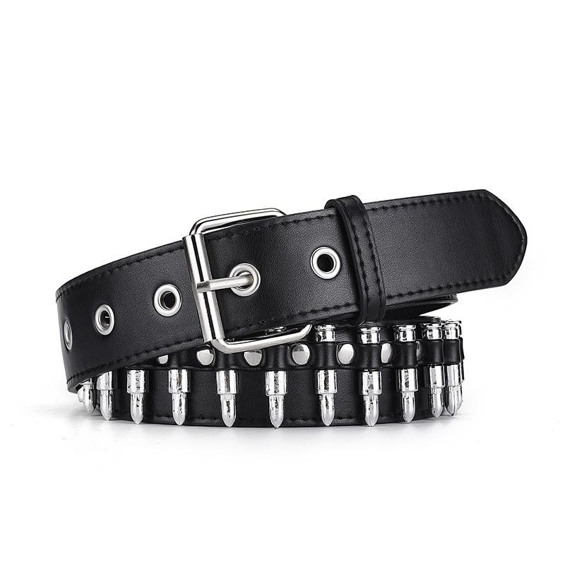 Bullet Fashionable Head Decorated Pu Leather Belt For Men And Women In Colors Chic
Bullet Fashionable Head Decorated Pu Leather Belt For Men And Women In Colors Chic
