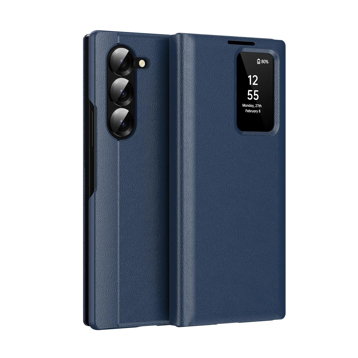 High-end Business Smooth-Touch Leather Case For Samsung Galaxy Z Fold 7 6 5 4 Smart LED HD Display Windows Shockproof Back Cover With Packet Box&Galaxy Z Fold4
High-end Business Smooth-Touch Leather Case For Samsung Galaxy Z Fold 7 6 5 4 Smart LED HD Display Windows Shockproof Back Cover With Packet Box&Galaxy Z Fold4