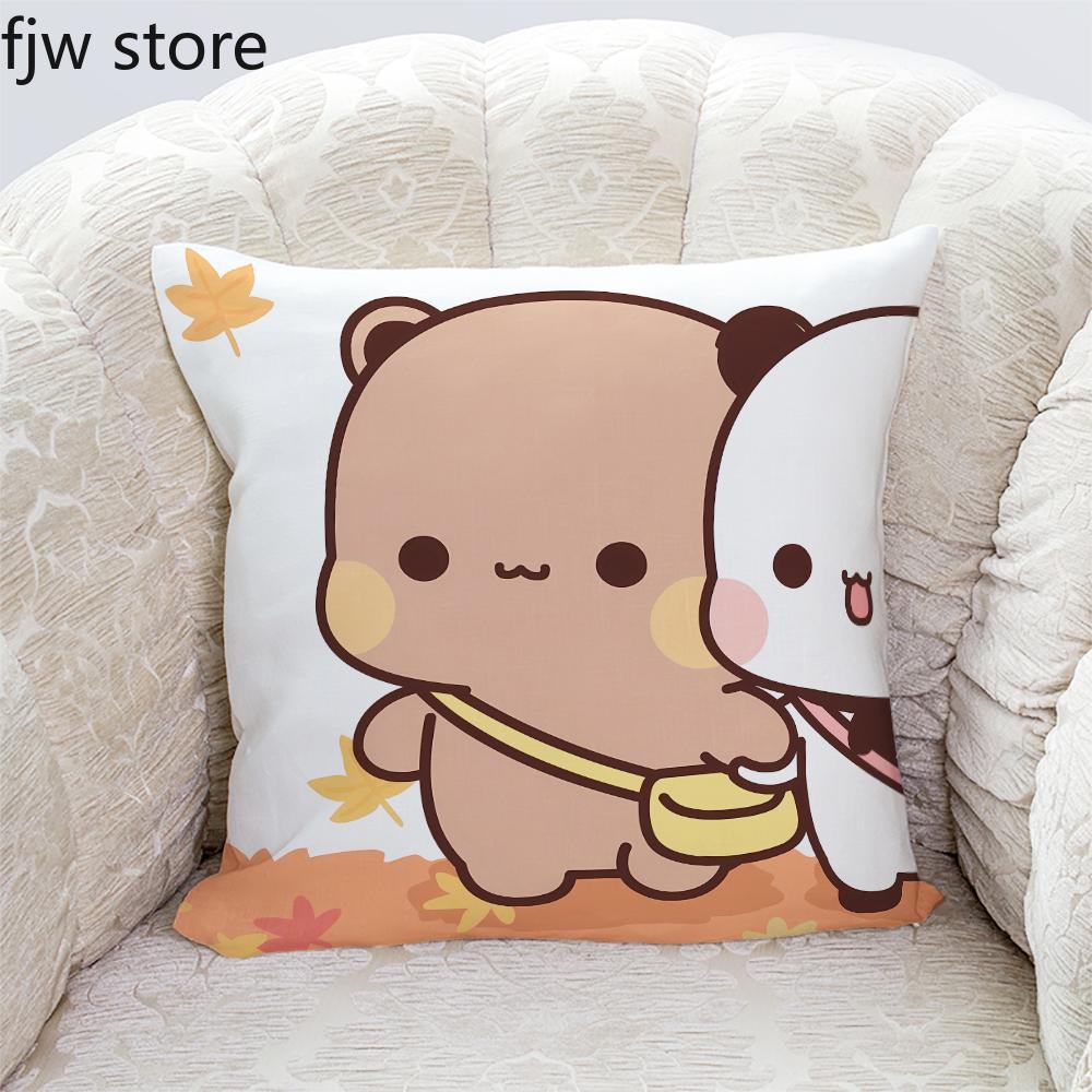 Cute Happy Panda Bubu and Dudu Pillow Cases Kawaii Cartoon Animation Sofa Cushion Cover Bedroom Room Decorative Pillow Cases 16x16Inch
Cute Happy Panda Bubu and Dudu Pillow Cases Kawaii Cartoon Animation Sofa Cushion Cover Bedroom Room Decorative Pillow Cases 16x16Inch