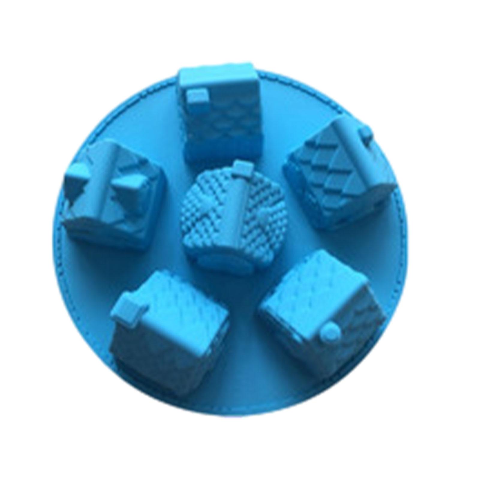 Silica Gel Small House Shape Non-Stick Silicone Cake Mold For Easy Cleaning Chocolate Silicone Mold світло-синій колір
Silica Gel Small House Shape Non-Stick Silicone Cake Mold For Easy Cleaning Chocolate Silicone Mold світло-синій колір
