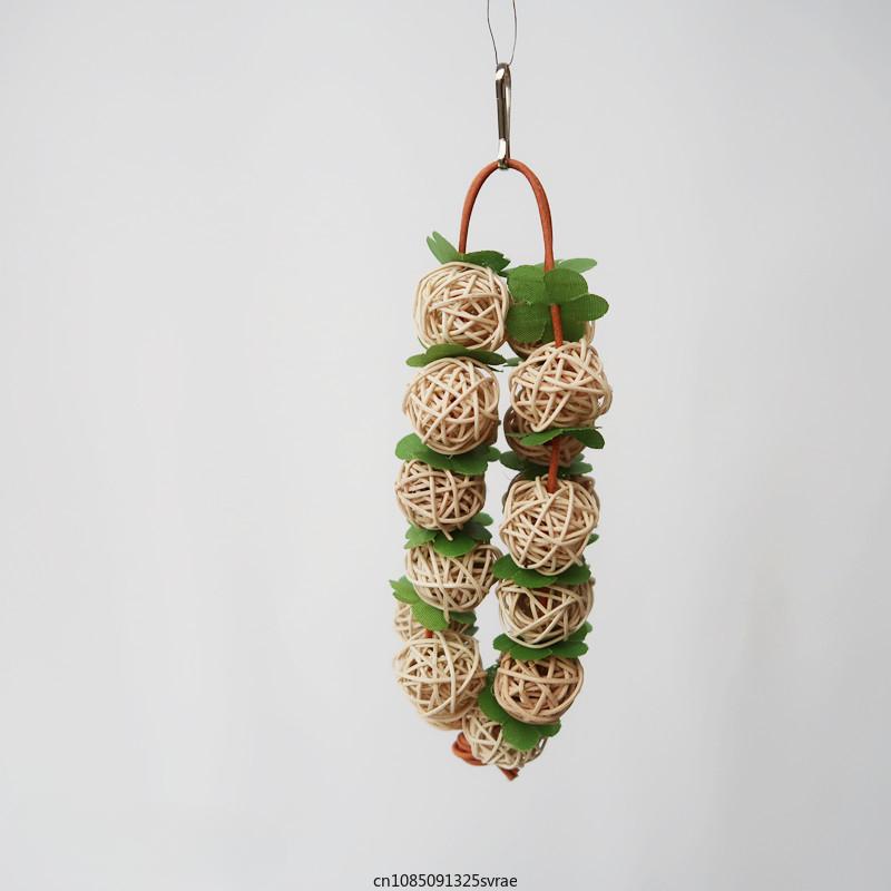 Pet Bird Chewing Bite Toy Rattan Ball Interactive Toy Parrot Molars Toy Cockatiels Climb Training Hanging Swings Bird Supplies цвет старого дерева
Pet Bird Chewing Bite Toy Rattan Ball Interactive Toy Parrot Molars Toy Cockatiels Climb Training Hanging Swings Bird Supplies цвет старого дерева