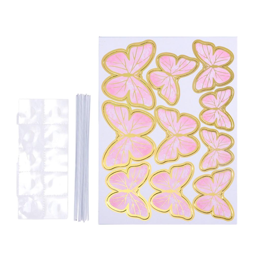 Cake Decoration Gold-stamped Butterfly Wire Butterfly Decoration розовый
Cake Decoration Gold-stamped Butterfly Wire Butterfly Decoration розовый