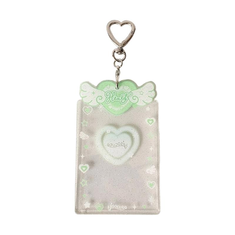 Брелок-держатель для фотокарточек с блестками, дизайн «Крылья ангела», протектор для студенческой карты, подвеска-аксессуар для кредитной карты зелёный
Брелок-держатель для фотокарточек с блестками, дизайн «Крылья ангела», протектор для студенческой карты, подвеска-аксессуар для кредитной карты зелёный