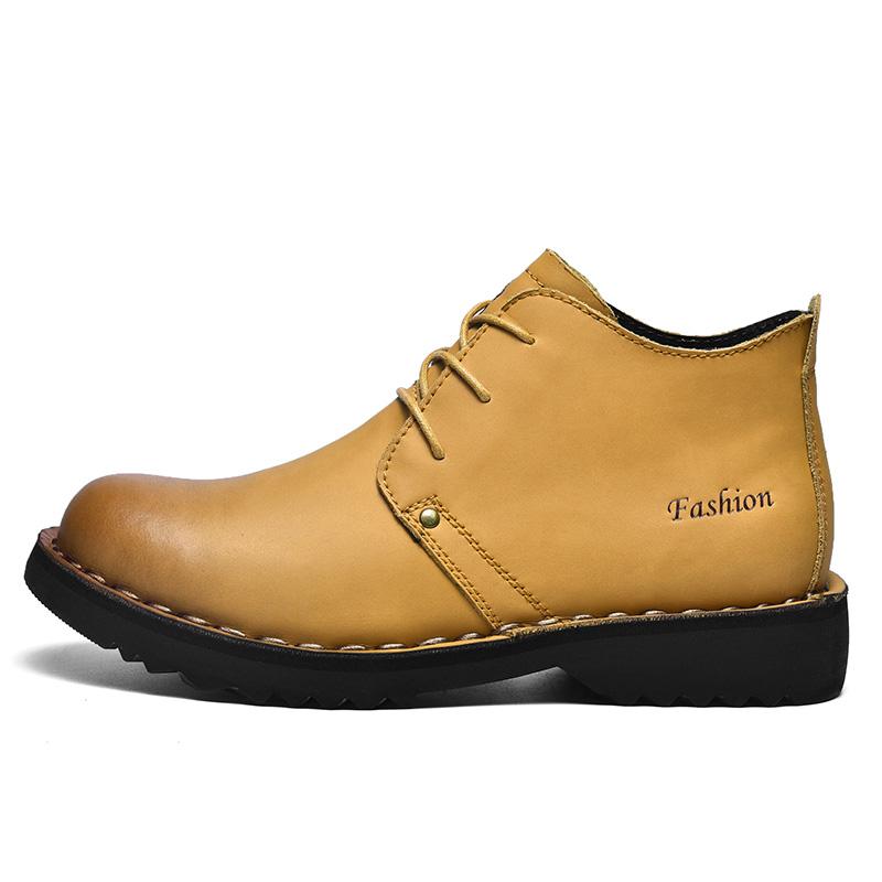 Men s Genuine Leather Business Casual Boots Classic Round Toe with Lace-Up Design & Anti-Slip Rubber Sole for Office &Daily Wear 47
Men s Genuine Leather Business Casual Boots Classic Round Toe with Lace-Up Design & Anti-Slip Rubber Sole for Office &Daily Wear 47