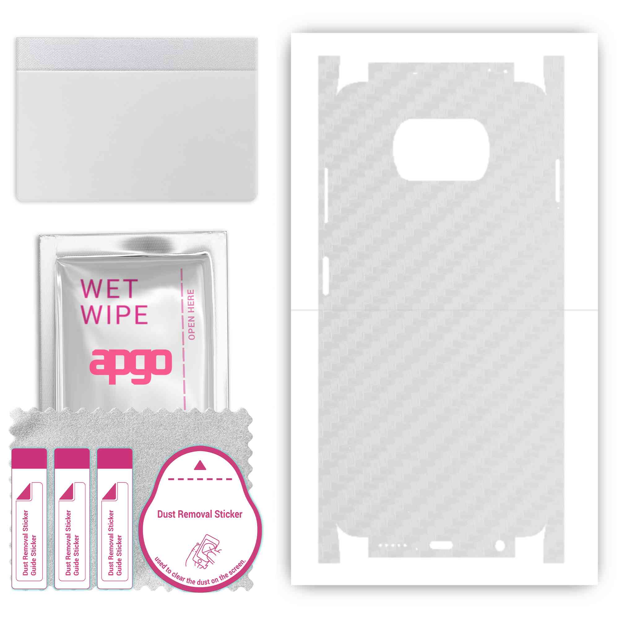 Apgo Protective Skin Sticker for the back+sides compatible with Xiaomi Poco X3, Full Wrap Film, Foil, Vinyl - Pattern Transparent Carbon
Apgo Protective Skin Sticker for the back+sides compatible with Xiaomi Poco X3, Full Wrap Film, Foil, Vinyl - Pattern Transparent Carbon