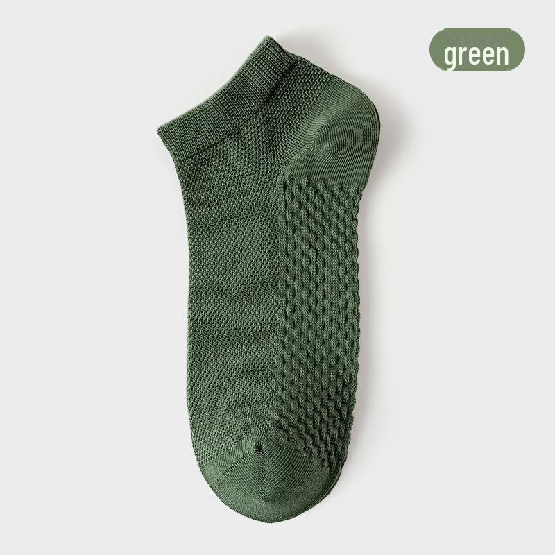 Мужские летние хлопковые сетчатые носки до щиколотки — дышащие, антипиллинговые, впитывающие пот, с массажной подошвой One Size зелёный
Мужские летние хлопковые сетчатые носки до щиколотки — дышащие, антипиллинговые, впитывающие пот, с массажной подошвой One Size зелёный