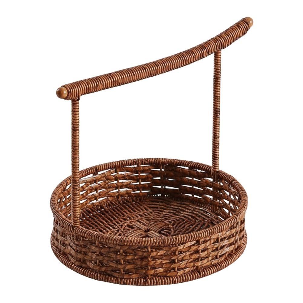 Divided serving tray woven fruit basket with handle for snacks fruits decorative organization perfect for home use Round
Divided serving tray woven fruit basket with handle for snacks fruits decorative organization perfect for home use Round