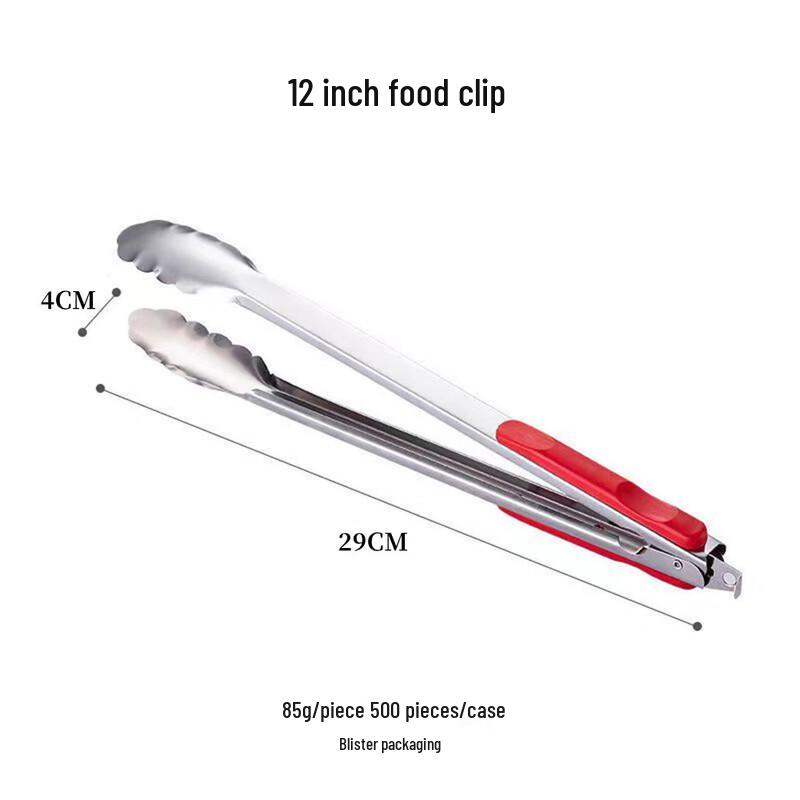 Zhi Shi 12-inch Stainless Steel Locking Food Tongs, Set of 3
Zhi Shi 12-inch Stainless Steel Locking Food Tongs, Set of 3