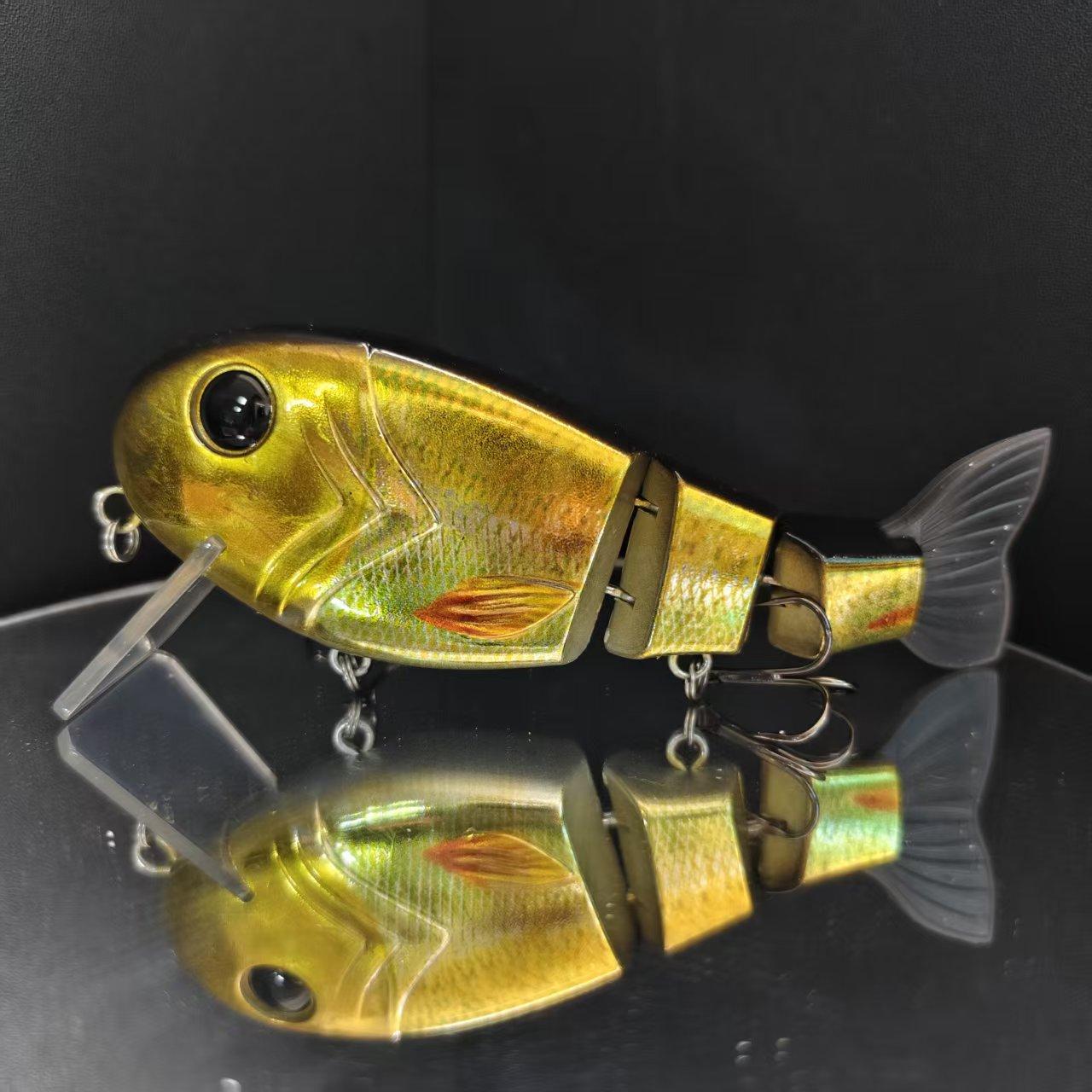 3-Segment Articulated Floating Fishing Lure 12.5cm 50g - Realistic Swimming Action, 3D Eyes, Premium Hooks for Bass & Pike
3-Segment Articulated Floating Fishing Lure 12.5cm 50g - Realistic Swimming Action, 3D Eyes, Premium Hooks for Bass & Pike