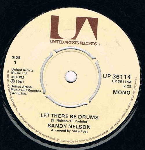 7inch Record SANDY NELSON - Let There Be Drums UP36114 United Artists 1976 UK Rock Used
7inch Record SANDY NELSON - Let There Be Drums UP36114 United Artists 1976 UK Rock Used